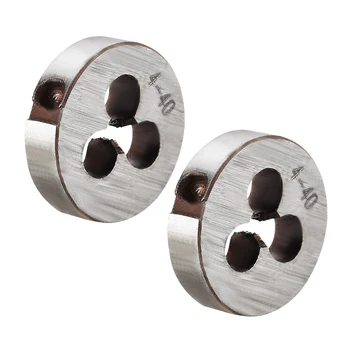 

uxcell 2 Pcs #4-40 Right Hand Round Die HSS (High Speed Steel)