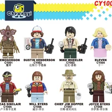 Набор строительных блоков странные вещи Demogorgon Дастин Хендерсон Mike Eleven Lucas Will фигурки для детей игрушки CY1001