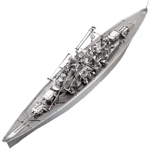 Image 5 - MMZ rompecabezas de Metal 3D de Kongou, modelo de nave de batalla de Nagato, ruso, japonés, Kits de modelos de ensamblaje DIY, juguete para regalo
