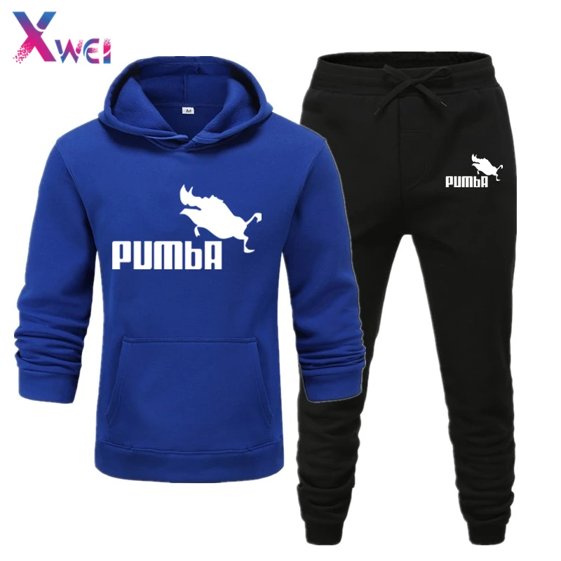 

2020 Men Sportswear Hoodies Pants Set Autumn Track Suit Clothes Casual Tracksuit Men Sweatshirts Male Joggers Streetwear XWEI