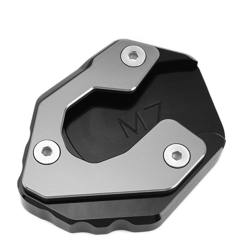 Gray BJ Kickstand боковая стойка накладка удлинитель Аксессуары для мотоциклов для Yamaha MT07 MT 07 MT-07 - Цвет: Gray