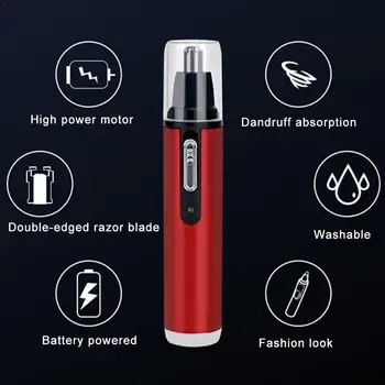 

Trimmer For nose Electric Shaving Nose Hair Trimmer Makeup Care Trimer Face Trimmer Safe Shaving For Nose Tools J5B2