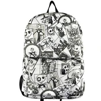 

Anime The Nightmare Before Christmas Jack Unicorn Backpack Bag Messenger Canvas School Students Book Bag Ruckbag For Boys Girls