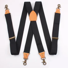 3,5 см Подвеска для взрослых ремни Регулируемый эластичный пояс X Форма Clip-on Для мужчин на подтяжках для девочек 4 Крючки зажима штаны Подтяжки для мужчин на ремешке