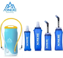 Складная Силиконовая бутылка для воды AONIJIE, 1 шт., для путешествий, спорта, бега, велоспорта, чайник, безопасный мягкий материал, 250 мл, 500 мл Складная Силиконовая бутылка для воды AONIJIE, 1 шт., для путешествий, спорта, бега, велоспорта, чайник, безопасный мягкий материал, 250 мл, 500 мл