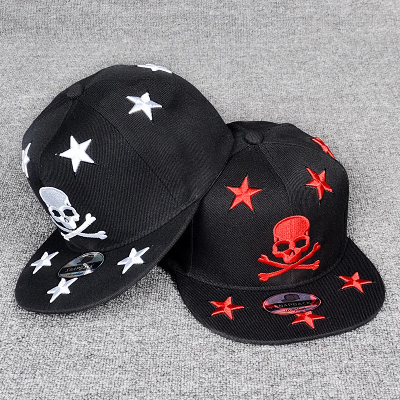 Череп голова Snapback скейтборд Кепка s Кепка pellino хип-хоп панк-Кепка Gorras Beisbol Hombre Череп Кепка мужская и женская черная бейсболка