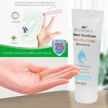 

Portable Hand Sanitizer Gel Kills 99.9% Bacteria Disposable Waterless Anti Bacteria Disinfectant Gel Hand Wash Soap Safe Gel