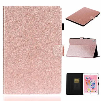 

For iPad 7th generation case Bling Glitter Flip Wallet Stand Tablet Cover For Apple iPad 10.2 Case 2019 Funda A2200 A2198 A2232