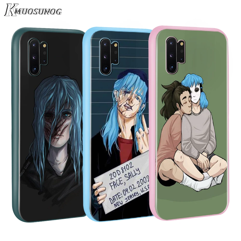

Sally Face Game Baseus Candy Color Cover for Samsung Galaxy Note 10 9 8 S11 S10 S9 S8 S7 Plus Edge Phone Case