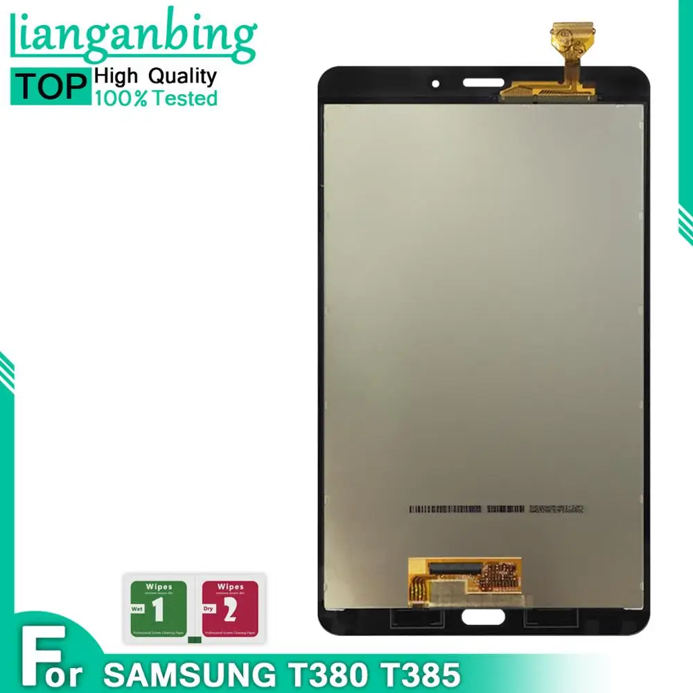 100% рабочий ЖК-дисплей для Samsung Galaxy Tab A 8 0 2017 Replacement T380 T385 Замена сенсорного экрана в