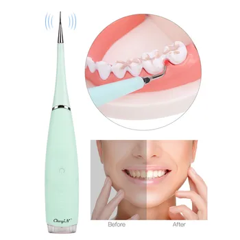 

High Frequency Vibration Ultrasonic Dental Cleansing Machine Teeth whitening Tooth Stain Remover Stains Tartar Tool USB Charge