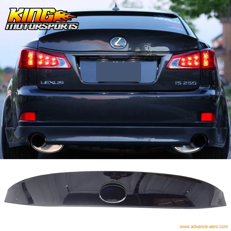 

For 2006-2013 07 08 09 10 11 12 Lexus Is250 Is350 Type IK Trunk Spoiler - Black Sapphire Pearl #8U0