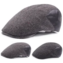 Мужская газетная Кепка, теплые береты, шапка для вождения, кэжуал, кабинка, гольф, регулируемые шапки
