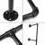 2Pcs 4 Tier DIY Industrielle Retro Bücherregal Wand Montiert Lagerung Regale Halterung Eisen Rohr Regal für Wohnkultur Küche kinder Zimmer
