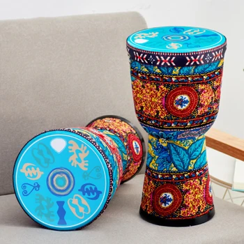 

8inch Professional Djembe Drum For Kids Children Stage Props Colorful Painted Party Live Performance for Beginners