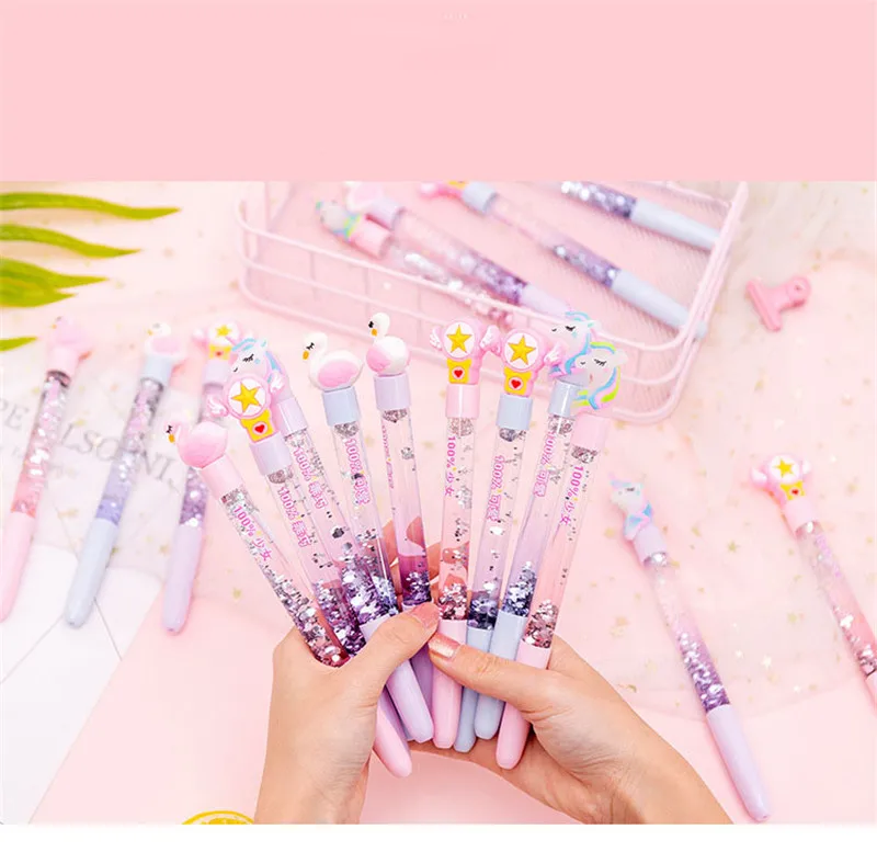Флеш накопитель в виде единорога boligrafos kawaii lote plumas de gel 0 5 мм корейские ручки черные