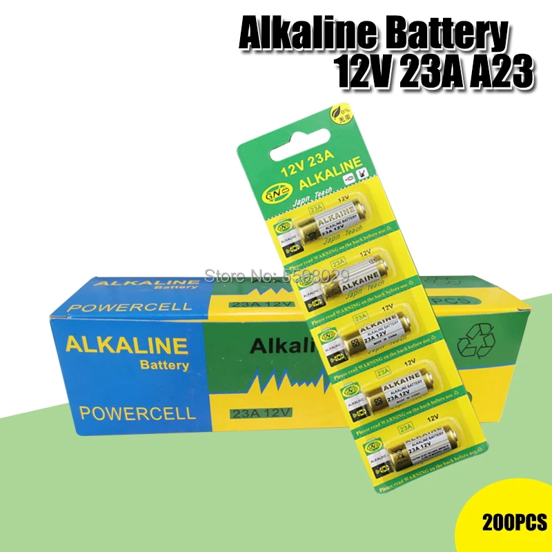 100 шт. Щелочная сухая батарея 12В 23A 21/23 A23 E23A MN21 MS21 V23GA L1028 маленькие батареи для