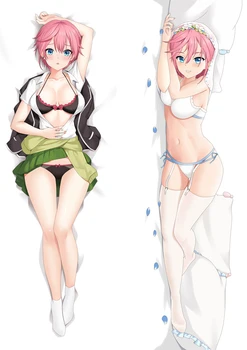 

2020-June Update Nakano Nino Anime The Quintessential Quintuplets Nakano Ichika Dakimakura Pillow Case Hugging Body Pillow Cover