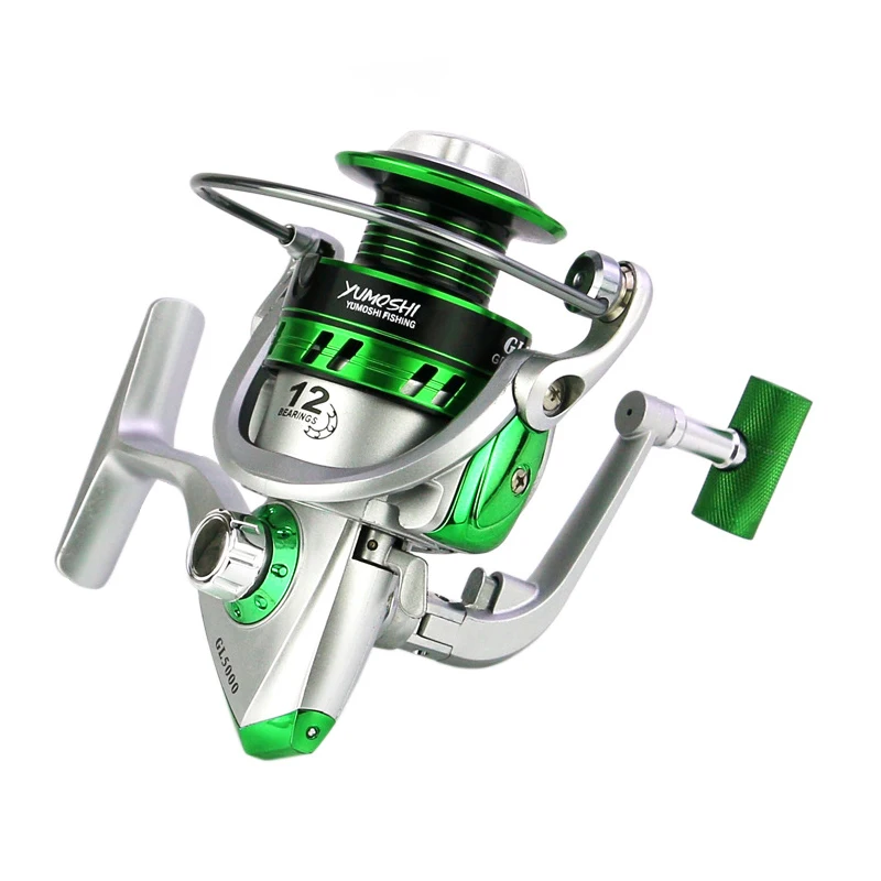 New Fishing Reels Spinning 5.5:1 Ball Bearings Right/Left Metal Spool Fishing Tackle Spool Saltwater Fishing Accessories