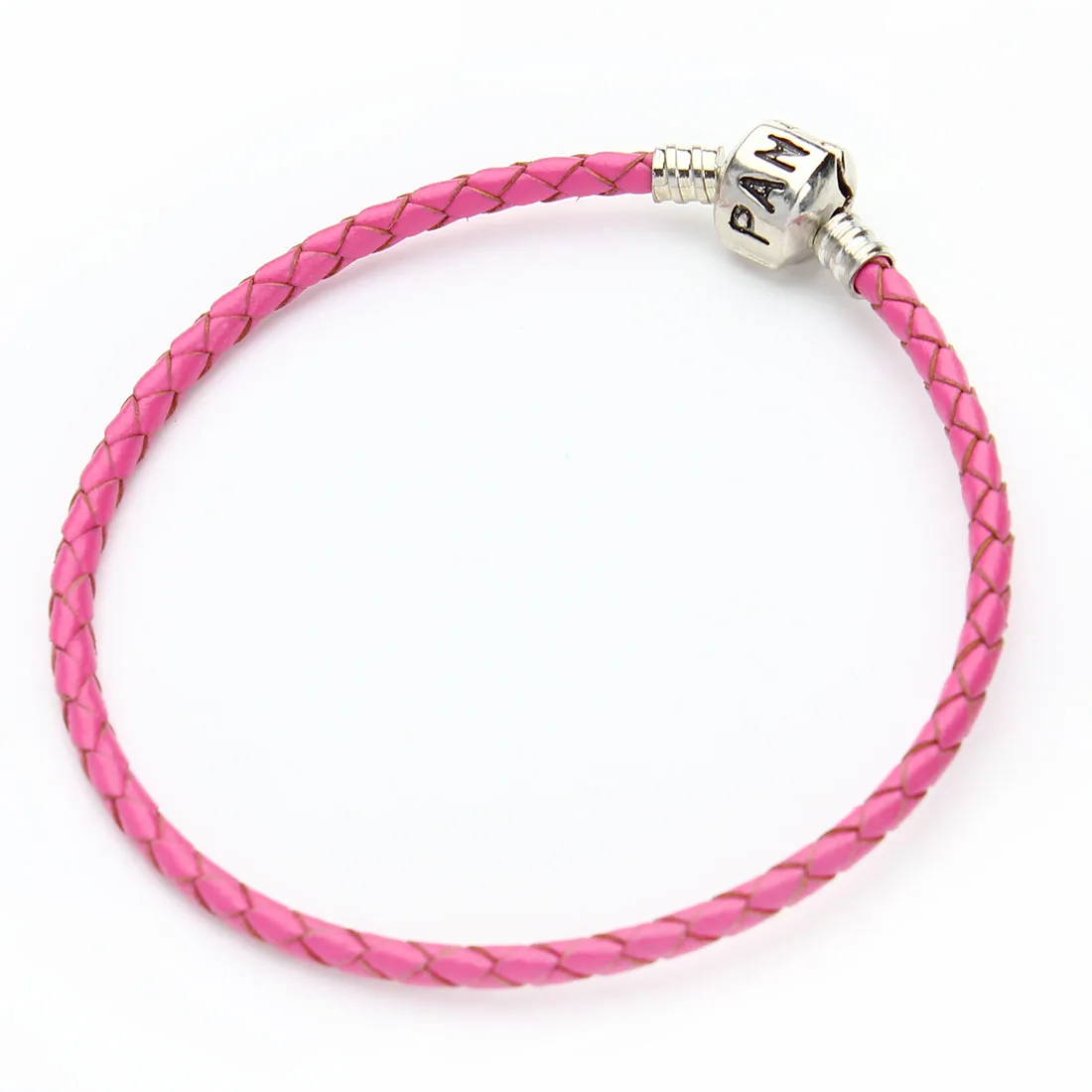 CKysee 19cm Fashion Leather Rope Charm Laser Lettering Bracelet For Women DIY Jewelry Making