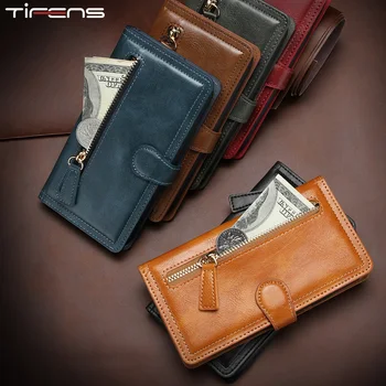 

Luxury Leather Zipper Wallet S20plus For Samsung Galaxy S20 Ultra S10 Note 10 Plus Magnetic Flip Case Card Phone Cover Funda
