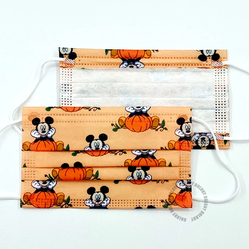 Рисунок 5 - Милые одноразовые маски с тыквой