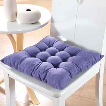 

1 Pcs Thicken Sofa Pillows Chairs Floor Cushion Home Dog Pillow Student Dining Stool Pad Solid Color Mats Household Decor