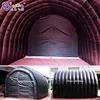 Free Shipping 5x4.5x3.5 Meters Black Football Race Inflatable Tunnel Tent With Customized Logo Printing For Sale - BG-T0140 4
