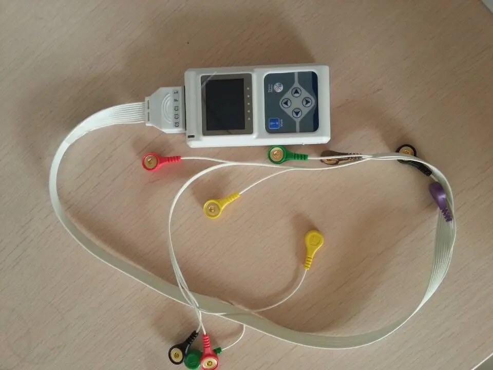 10-Lead ECG Cable for Holter Monitoring Recorder System