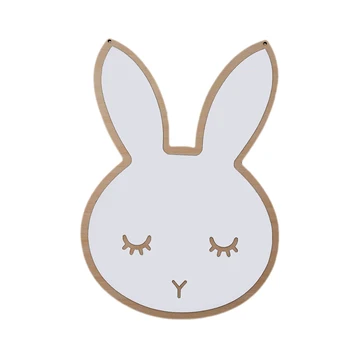 

Children Room Mirror Sticker Acrylic Mirror Wall Stickers Adorable Shape Mirror Wall Sticker (Rabbit)