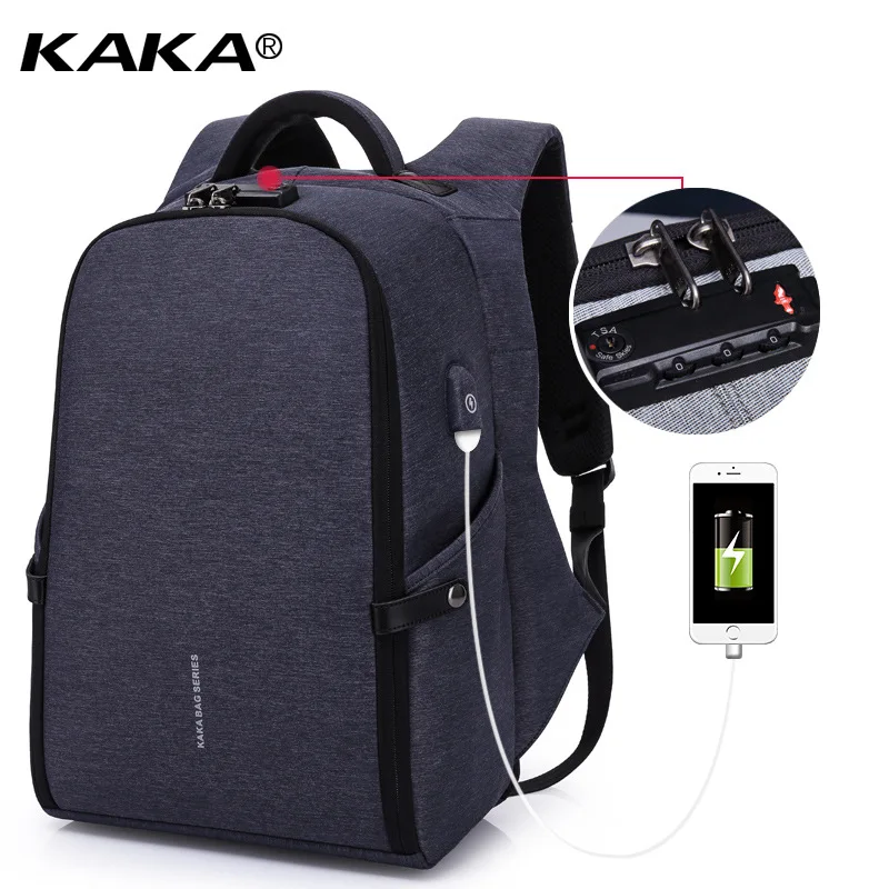 

Multi-functional Anti-theft Backpack Smart USB Business Backpack Men's [15 Days Quality Problems]