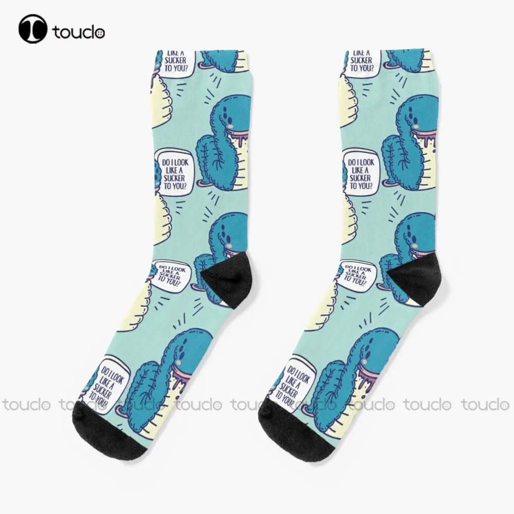 

Leech Design Socks Baseball Socks Men Personalized Custom Unisex Adult Teen Youth Socks 360° Digital Print Christmas Gift