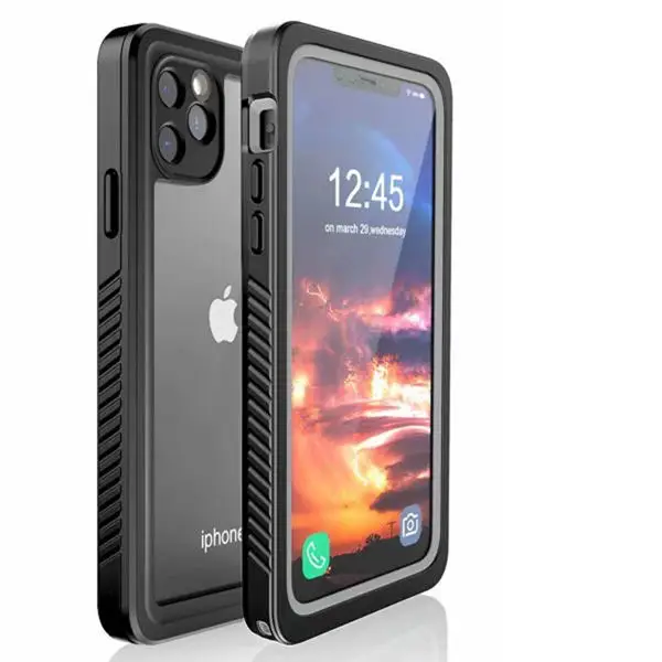 Водонепроницаемый чехол для плавания и дайвинга для iphone 11 Pro Max водонепроницаемый чехол для Apple 11 для iphone X XS XR XS Max полное покрытие - Цвет: black