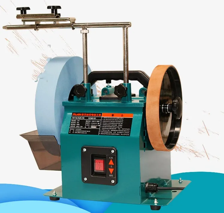 

10 дюймов белого корунда точилка низкая скорость мясорубку полировки машины Настольный шлифовальный станок