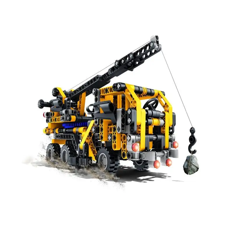 Строительные блоки городской машинный кран для Legoingly Technice погрузка грузовик
