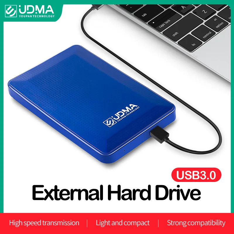 UDMA Mini przenośny zewnętrzny dysk twardy 500GB 750GB USB3.0 pojemność pamięci 2.5
