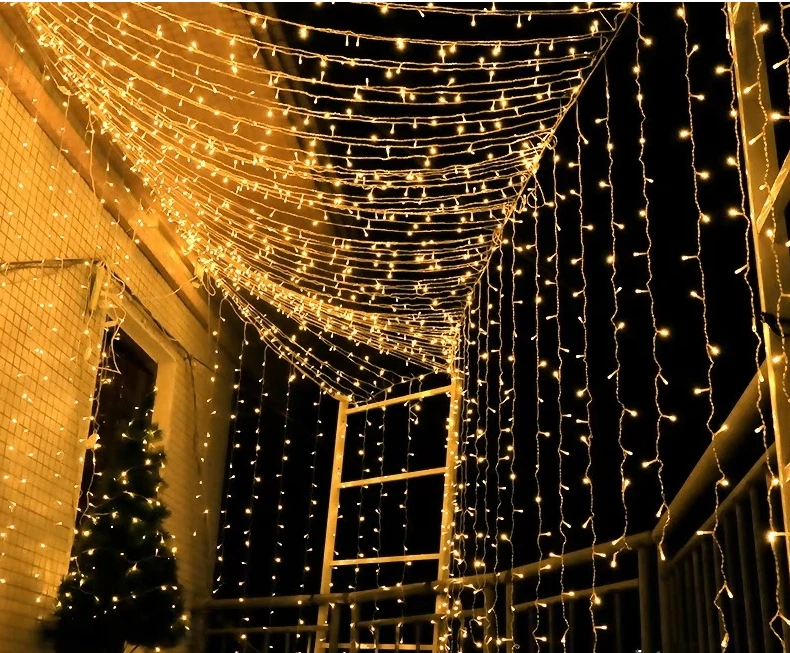 1X3 2X2 2X3 3X3M LED string light Outdoor Waterproof Fairy Lights Garland Garden Patio Wedding Christmas Decoration Light Chain target string lights