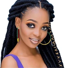 Best Offers 12" Soft Dreadlocks Crochet Braids Hair Goddess Faux Locs With Color Line Synthetic Braiding Hair Extensions Hair Expo City Best Offers 12" Soft Dreadlocks Crochet Braids Hair Goddess Faux Locs With Color Line Synthetic Braiding Hair Extensions Hair Expo City