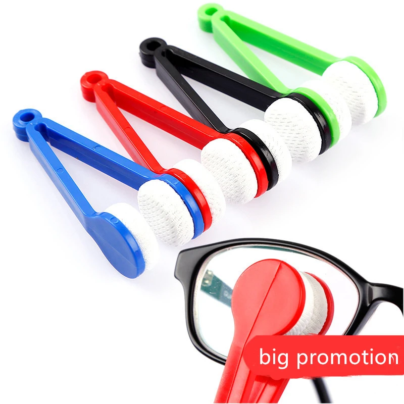 

5pcs/lot Glasses Eyeglass Cleaner Brush Microfiber Spectacles Cleaner Brush Cleaning Tool Multi-Function Portable Cleaning