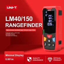 UNI-T Handheld Laser Rangefinder Distance Meter LM40 40M 50M 60M Medidor Laser Tape Build Measure Device Electronic Ruler