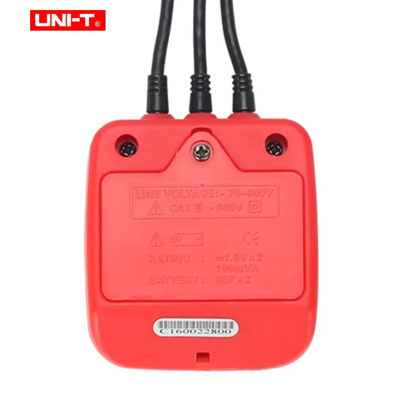 UNI-T UT262C UT262A Бесконтактный 3 фазовый детектор последовательности распознавания отсутствует решение тестер ток токовые клещи мультиметр зуммер