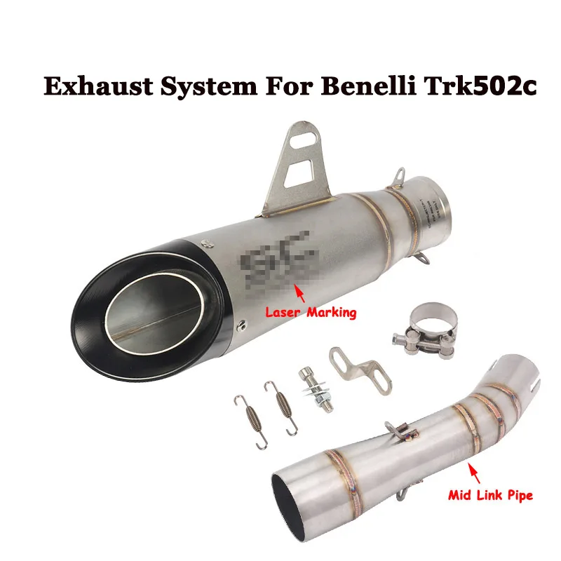Слипоны для Benelli trk502c moto rcycle Exhasut полная система escape moto модифицированный скутер средней звеньевой трубы с Yoshimura глушитель - Цвет: J