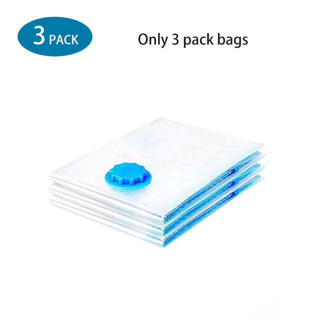 Vacuum Clothes Storage Organizer Vacuum Bags for Clothes Compressed Bag Hand Pump Save Space Seal Blanket Organizer