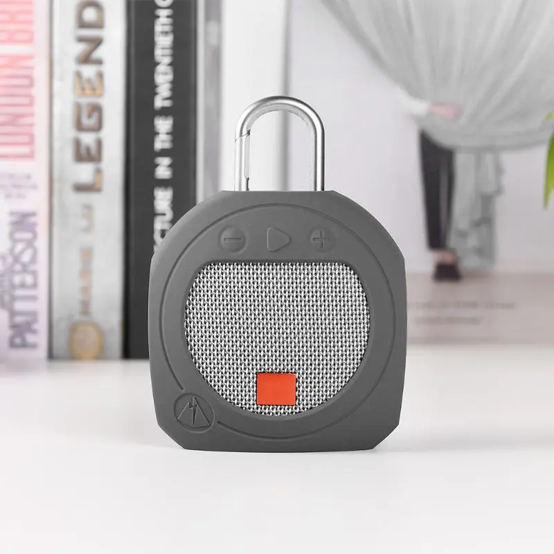 Мягкий силиконовый защитный чехол оболочка для зажима 3 Bluetooth аксессуары для динамиков