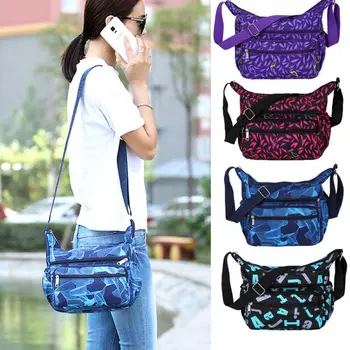 

Women Ladies Large Multi Pocket Messenger Cross Body Handbag Bag Shoulder Bag AU