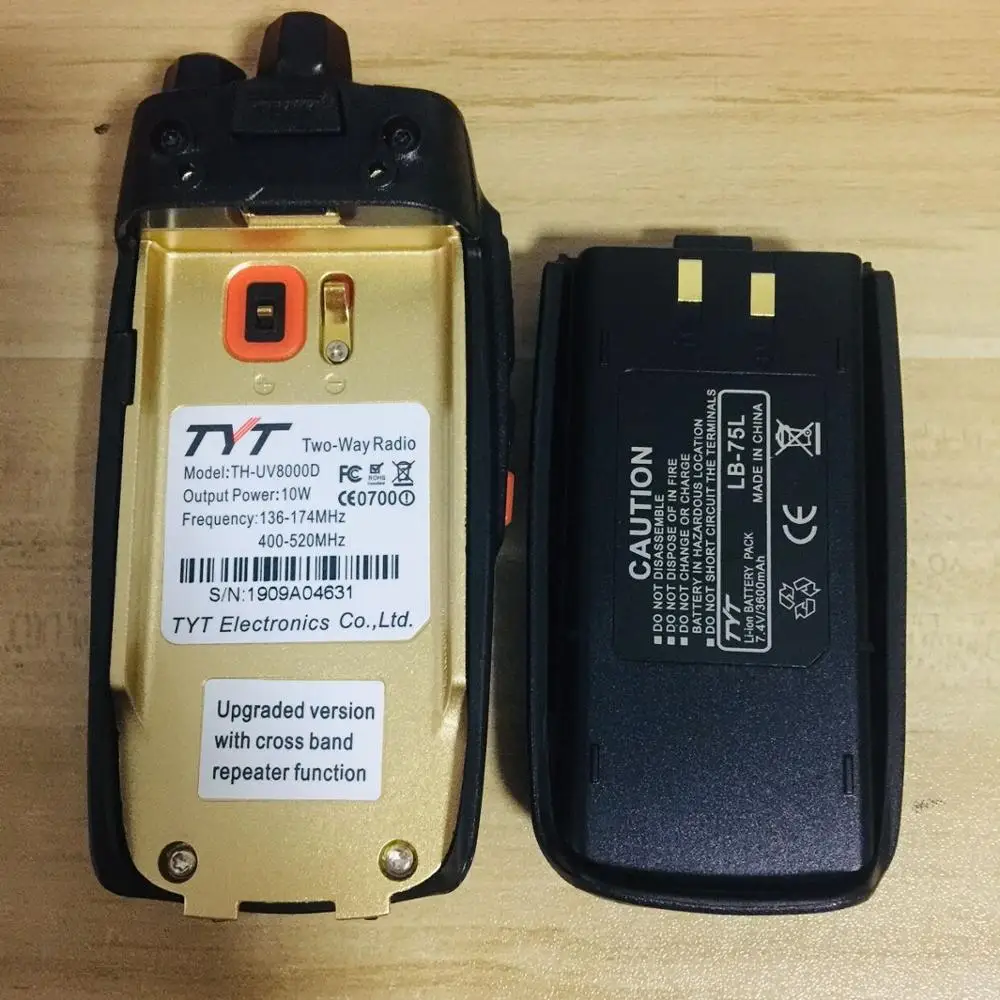 TYT TH UV8000D рация 10 км VHF 136 174 МГц UHF 400 520 двухдиапазонный портативный