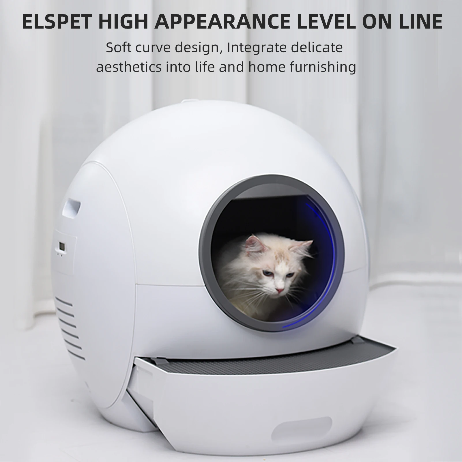 Smart Litter Box W App Cat And Dog Petcare color: no Wifi|with Wifi