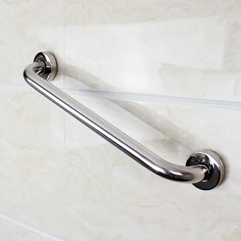 

304 stainless steel bathroom bathtub handrail safety elderly handrails 40CM chrome polished MJ61817