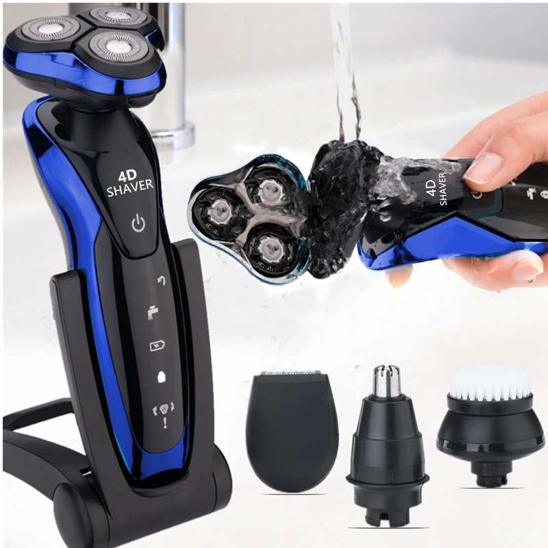 ZOZEN Razor Electric Shaver For Men Men's Shaving Machine Smart Rechargeable Washable | Бытовая техника