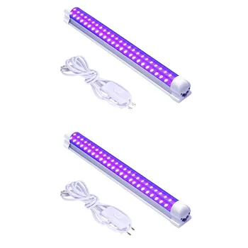

LED Disinfection Lamp UV Sterilizer Kill Dust Mite Kitchen Hospital Room 9w EU/US Plug New Arrival UV Germicidal Tube